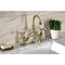 Kingston Brass Bridge Bathroom Faucet with Brass PopUp, Antique Brass KS7993BAL - alternate 6